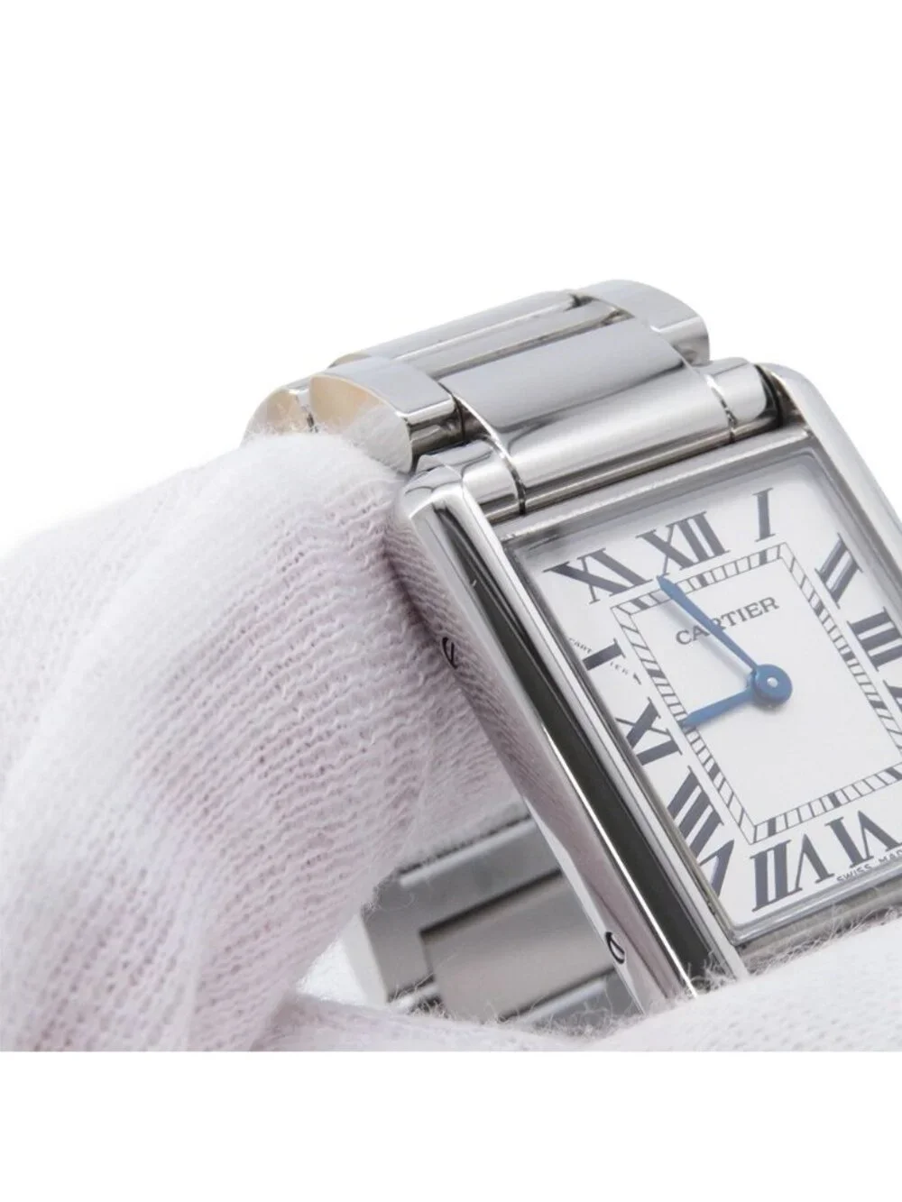 Cartier Tank Must SM Watch Silver Dial Quartz